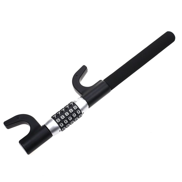 YH9130 5-Digit Combination Auto Steering Wheel Anti-Theft Password Lock for Car Truck Safety - Ningb