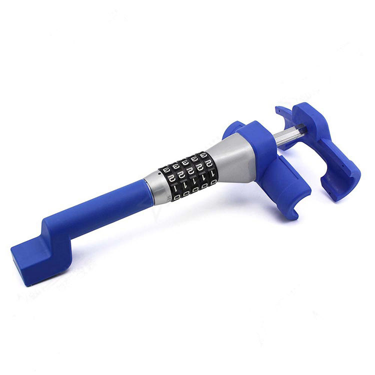 CM YH1719 Keyless Password Coded T-Shaped Steering Wheel Lock Combination Lock Key Parts - Product D