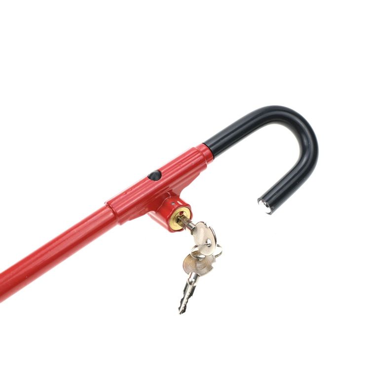YH1954 Car Steering Wheel Retractable Lock with Hook - Ningbo Chenming M<i></i>etal Co., Ltd.